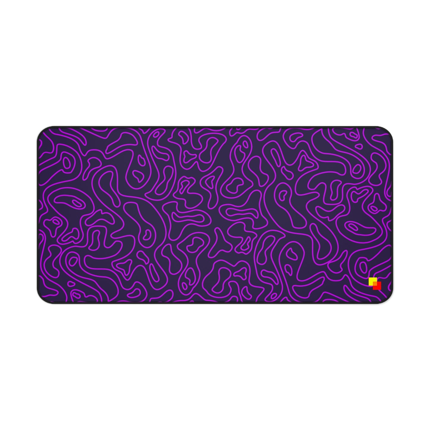 Purple Topographic Mouse Pad / Desk Mat