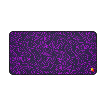 Purple Topographic Mouse Pad / Desk Mat