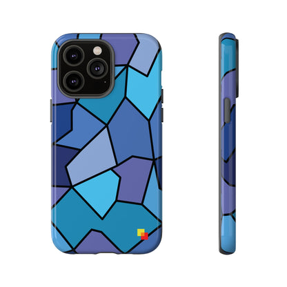 Blue Geometric Phone Case