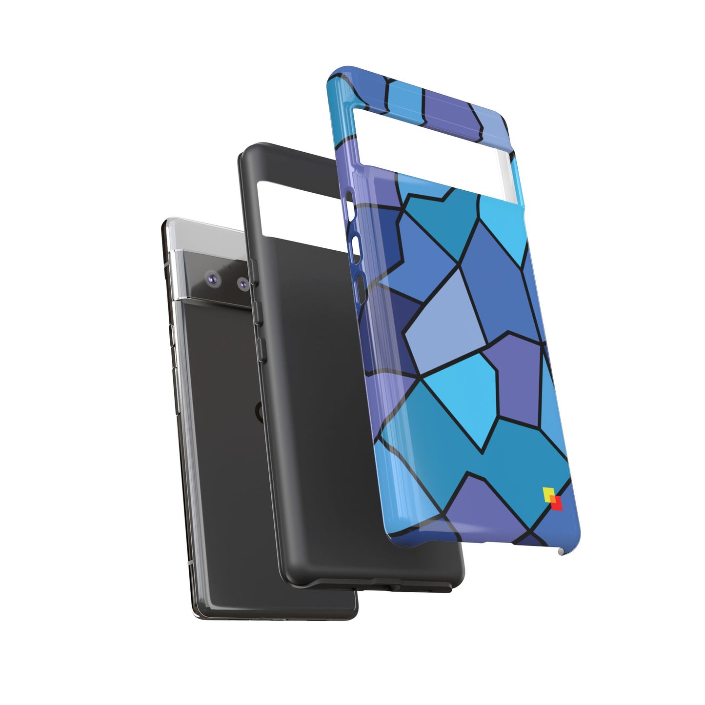 Blue Geometric Phone Case