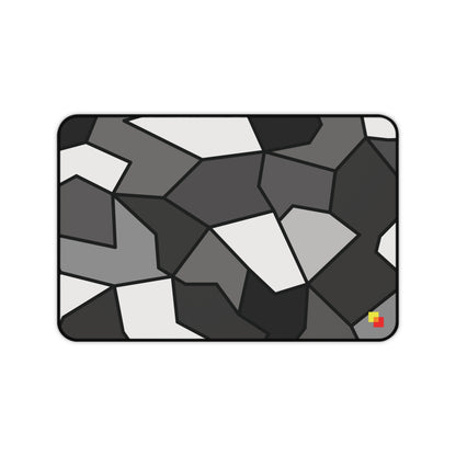 Black and White Geometric Mouse Pad / Desk Mat