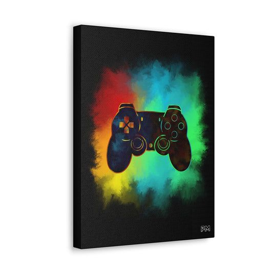 Gaming Controller Explosion Canvas