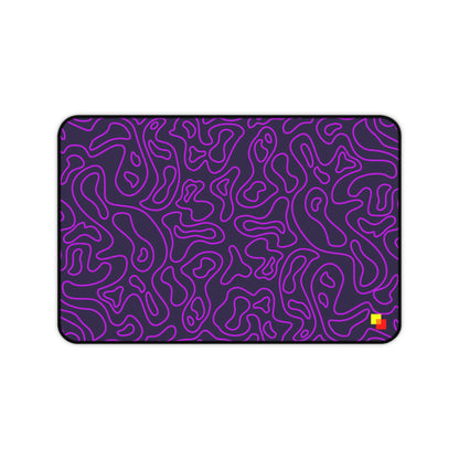 Purple Topographic Mouse Pad / Desk Mat