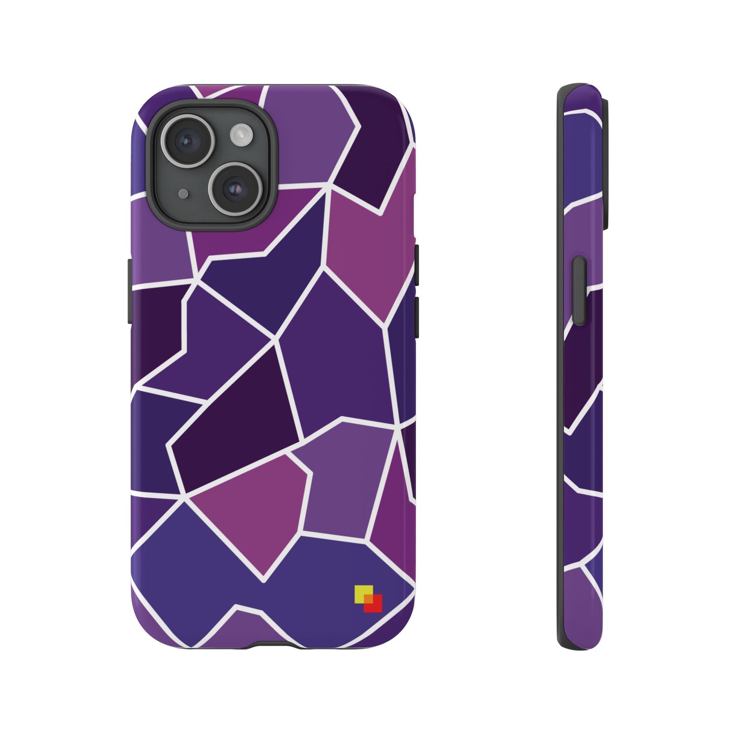 Purple Geometric Phone Case