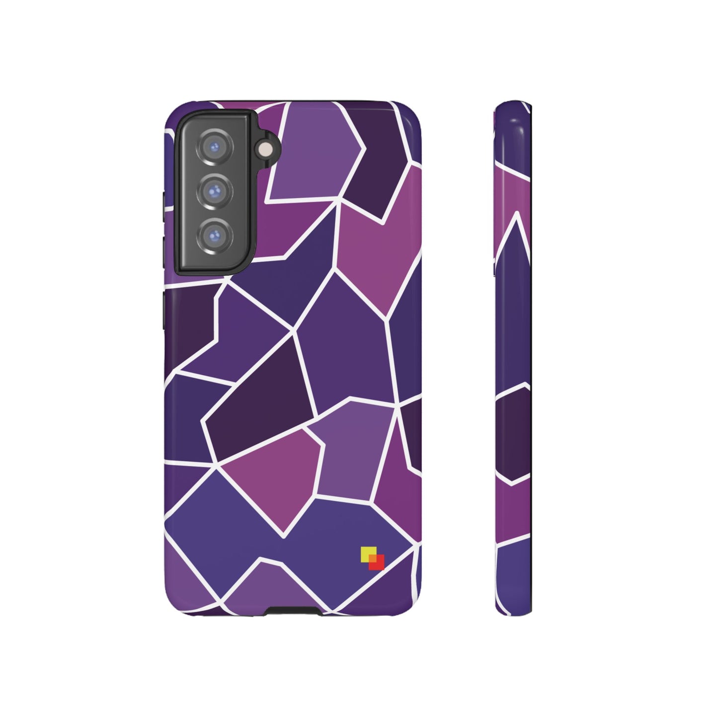 Purple Geometric Phone Case