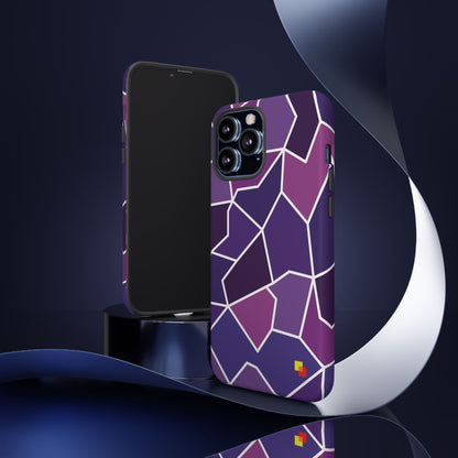 Purple Geometric Phone Case