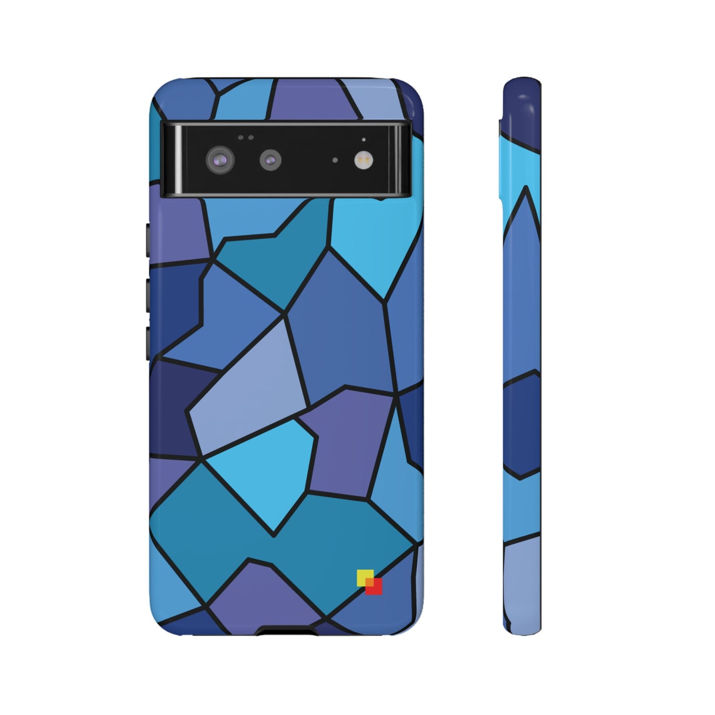 Blue Geometric Phone Case