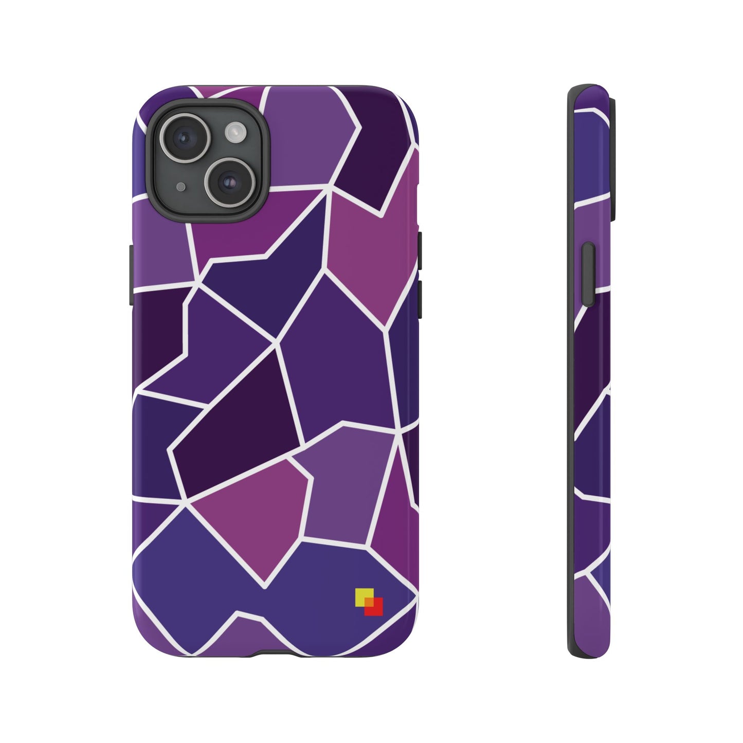 Purple Geometric Phone Case