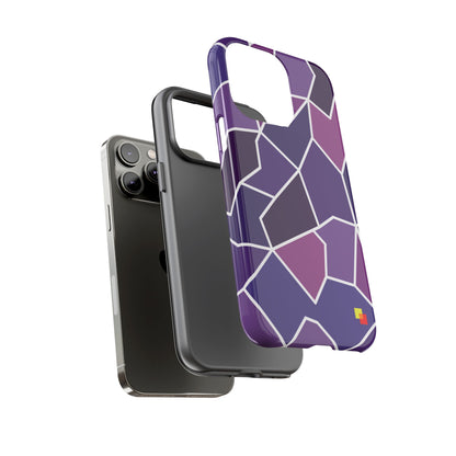 Purple Geometric Phone Case