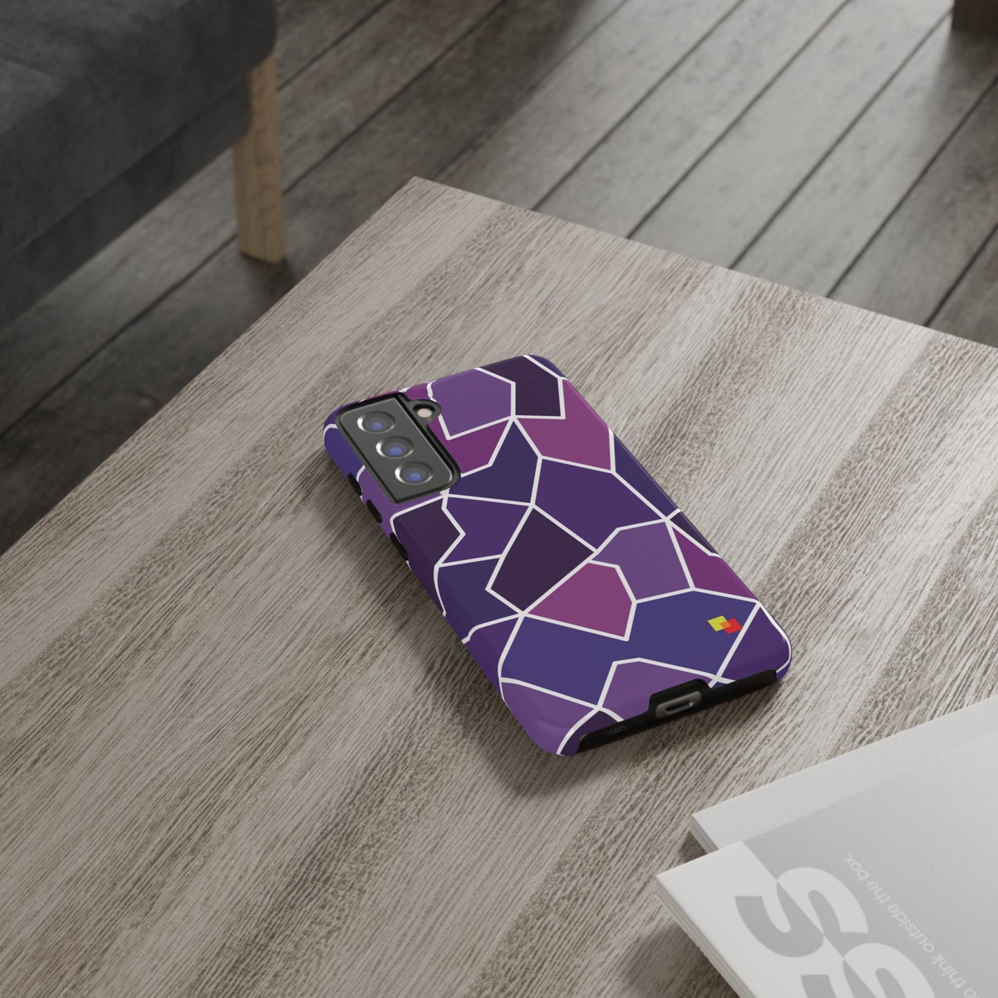 Purple Geometric Phone Case