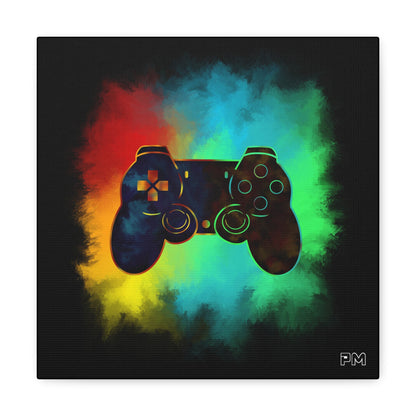 Gaming Controller Explosion Canvas