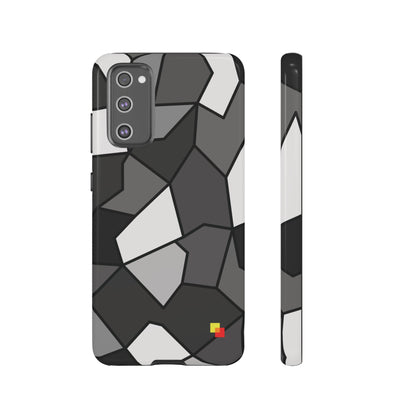 Black and Grey Geometric Phone Case