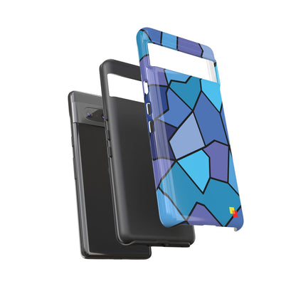 Blue Geometric Phone Case