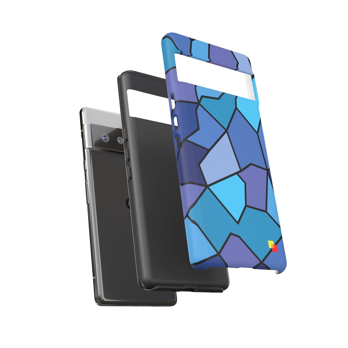 Blue Geometric Phone Case