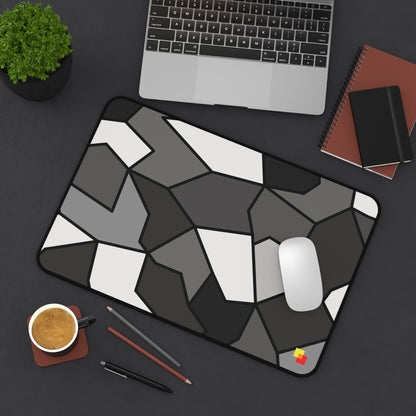 Black and White Geometric Mouse Pad / Desk Mat