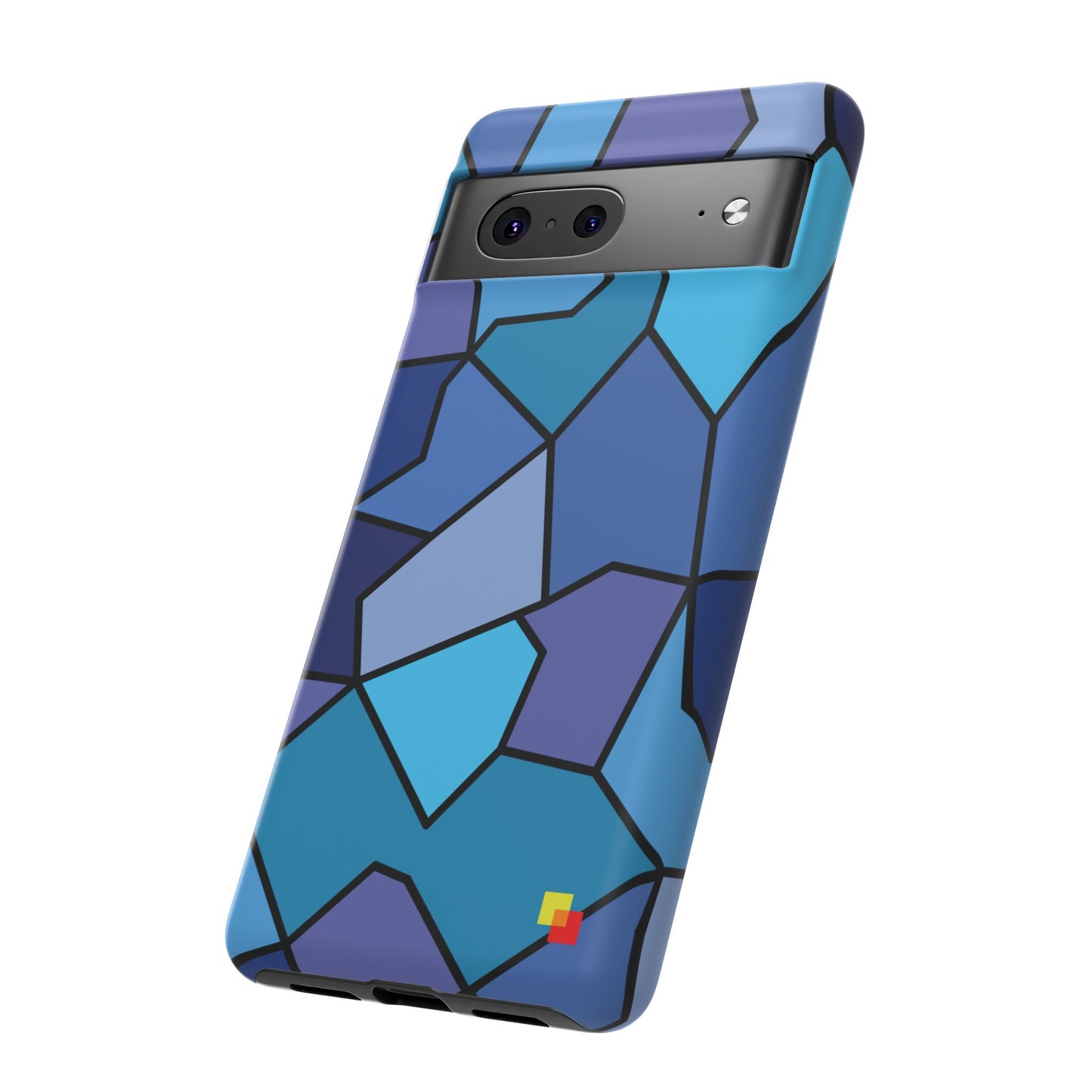 Blue Geometric Phone Case