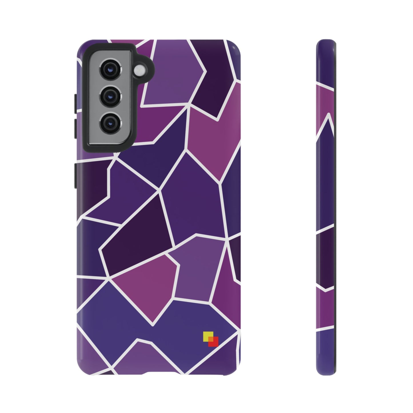 Purple Geometric Phone Case