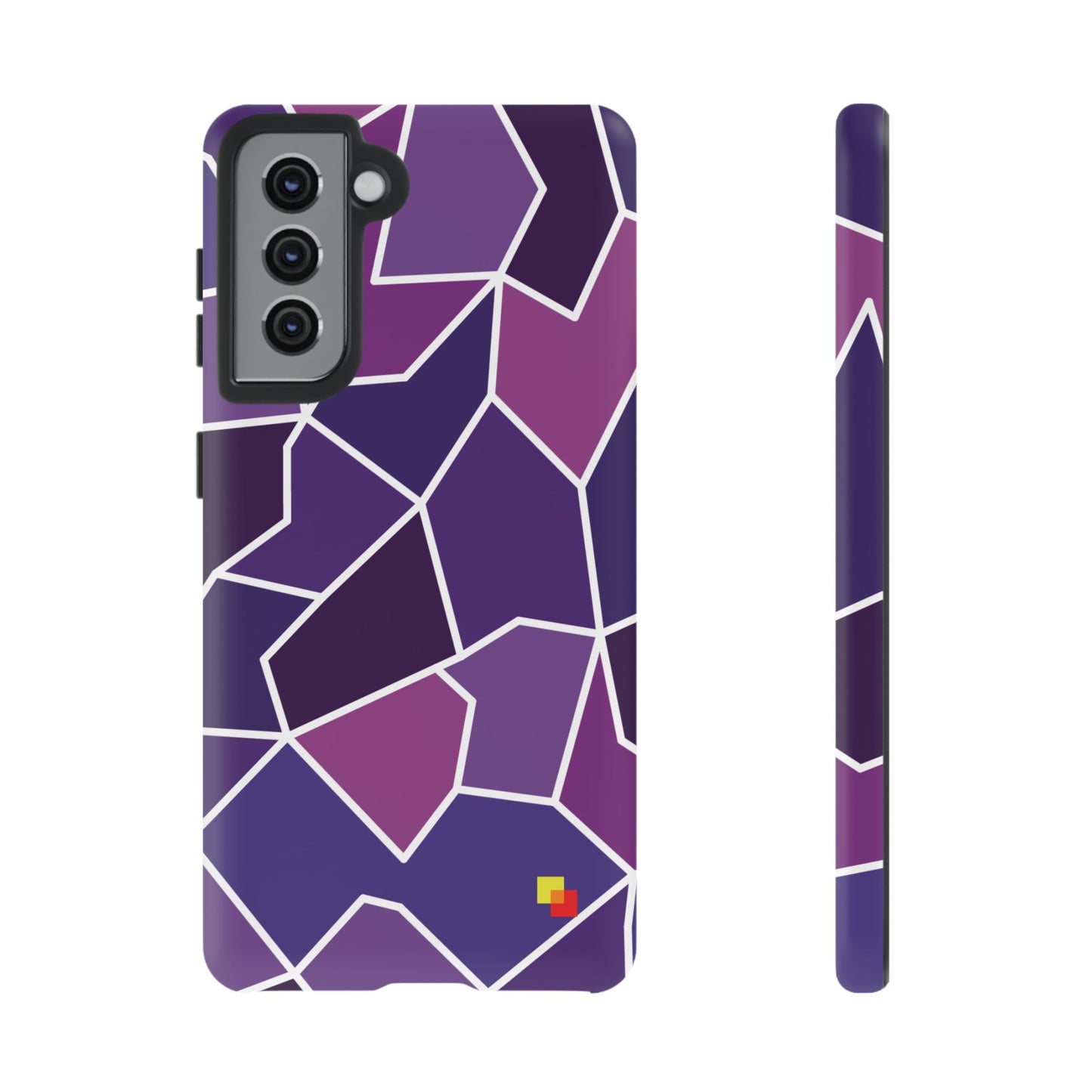 Purple Geometric Phone Case