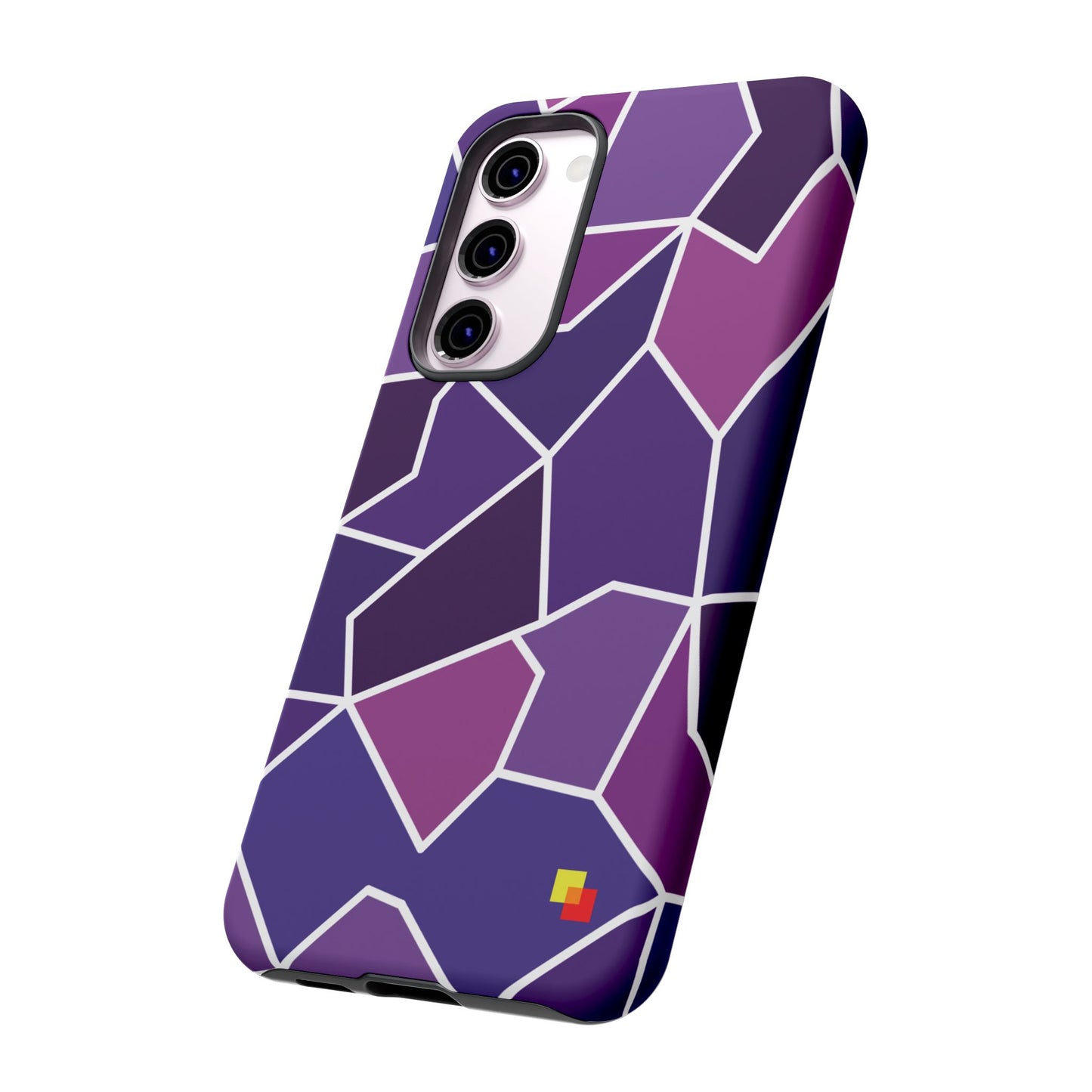 Purple Geometric Phone Case