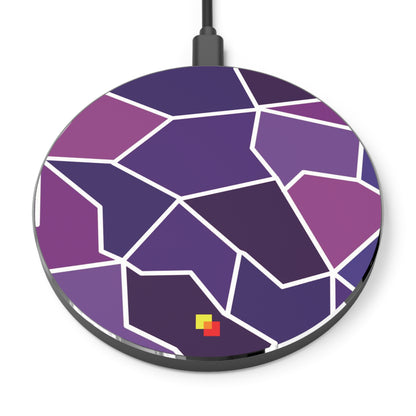 Purple Geometric Wireless Charger