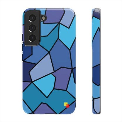 Blue Geometric Phone Case