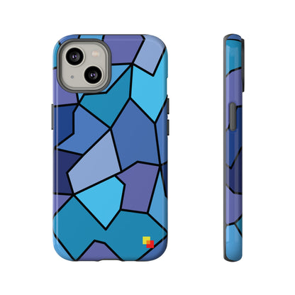 Blue Geometric Phone Case