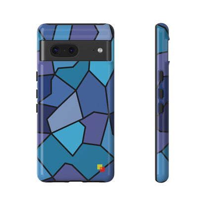 Blue Geometric Phone Case