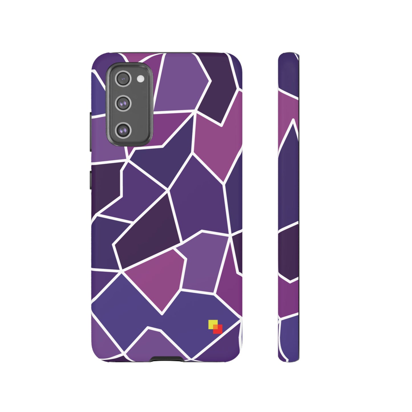 Purple Geometric Phone Case