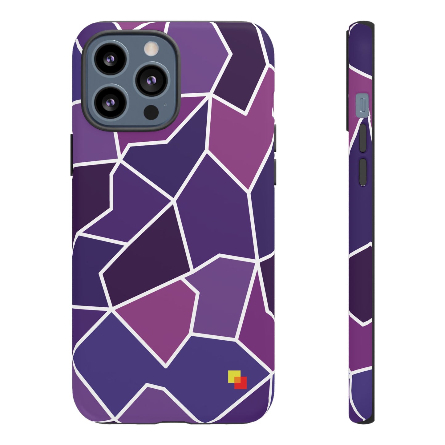 Purple Geometric Phone Case