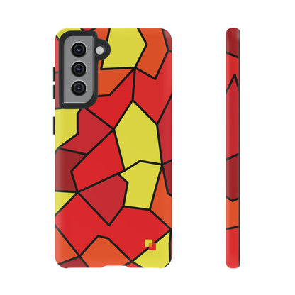 Orange Geometric Phone Case