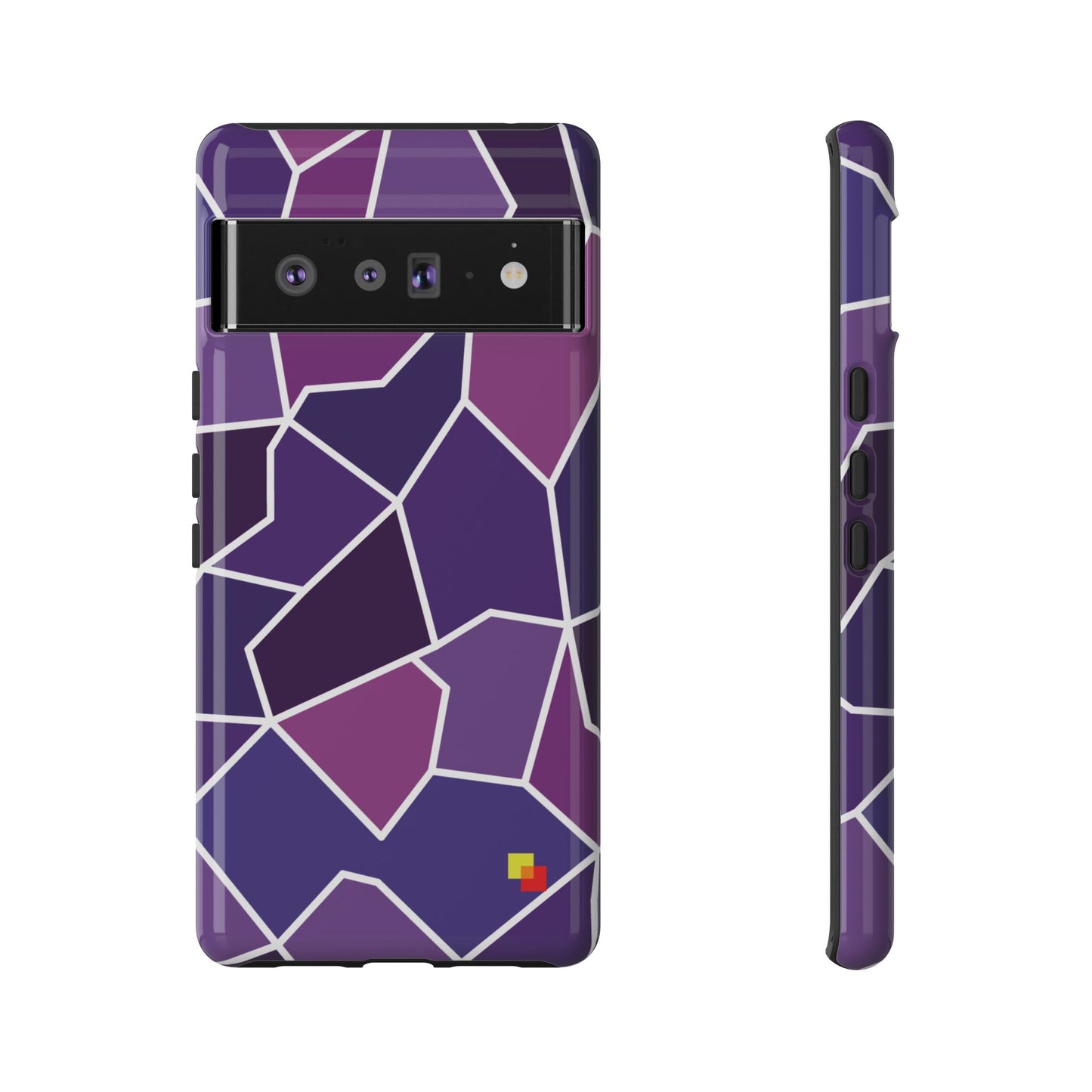 Purple Geometric Phone Case