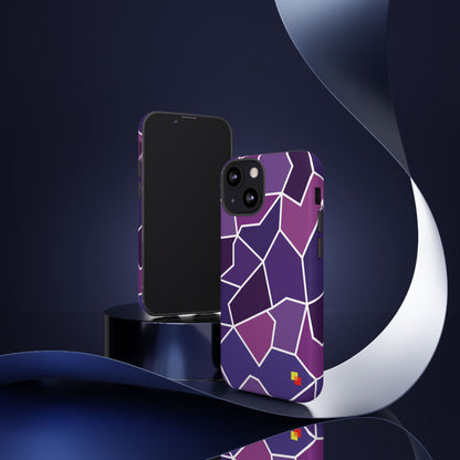 Purple Geometric Phone Case