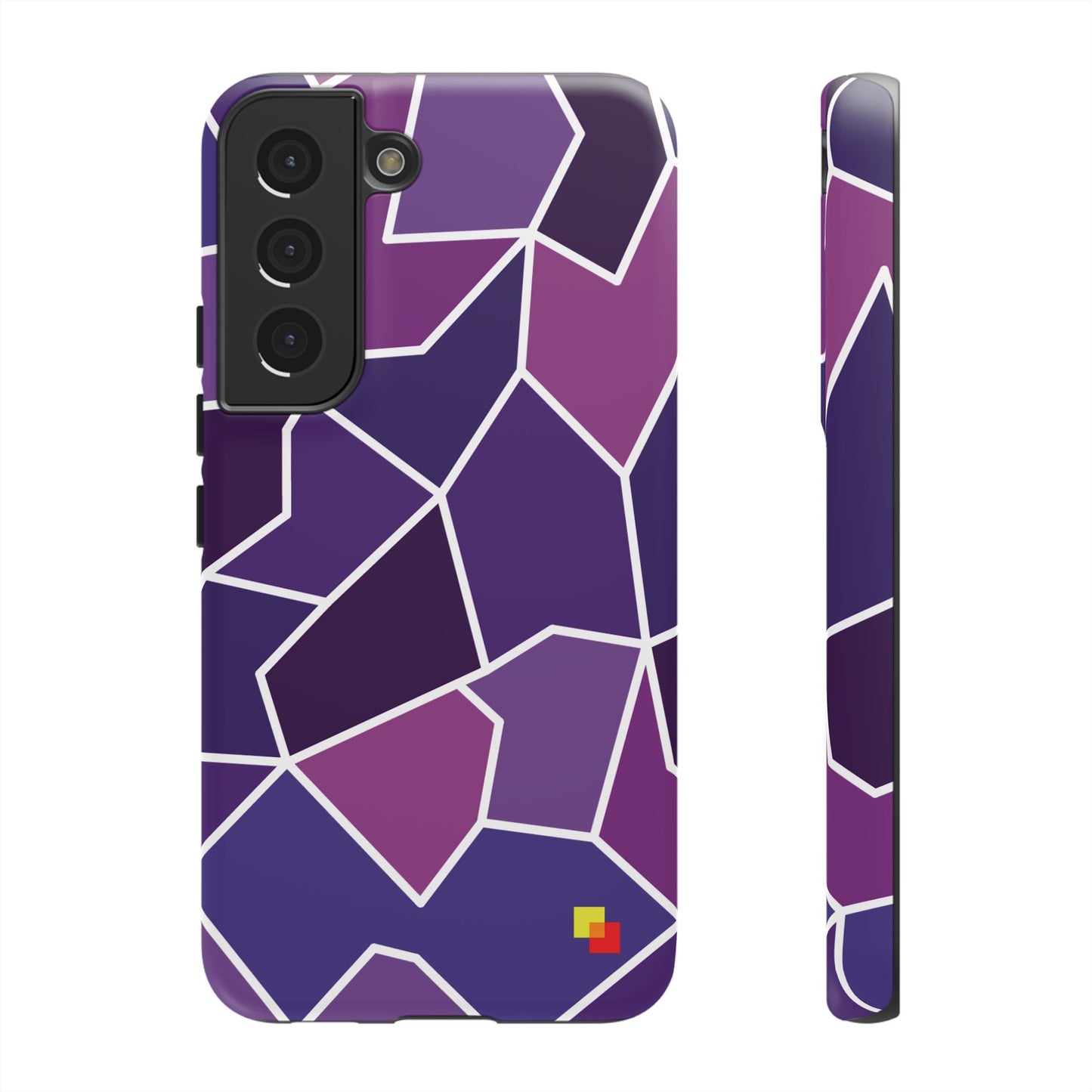 Purple Geometric Phone Case