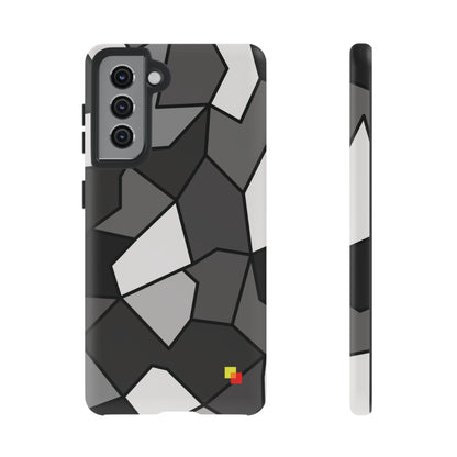 Black and Grey Geometric Phone Case