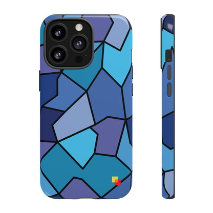 Blue Geometric Phone Case