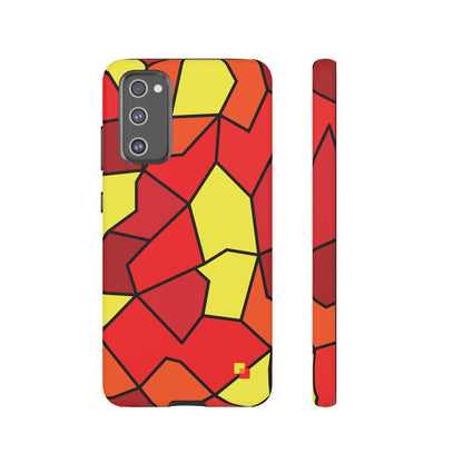 Orange Geometric Phone Case